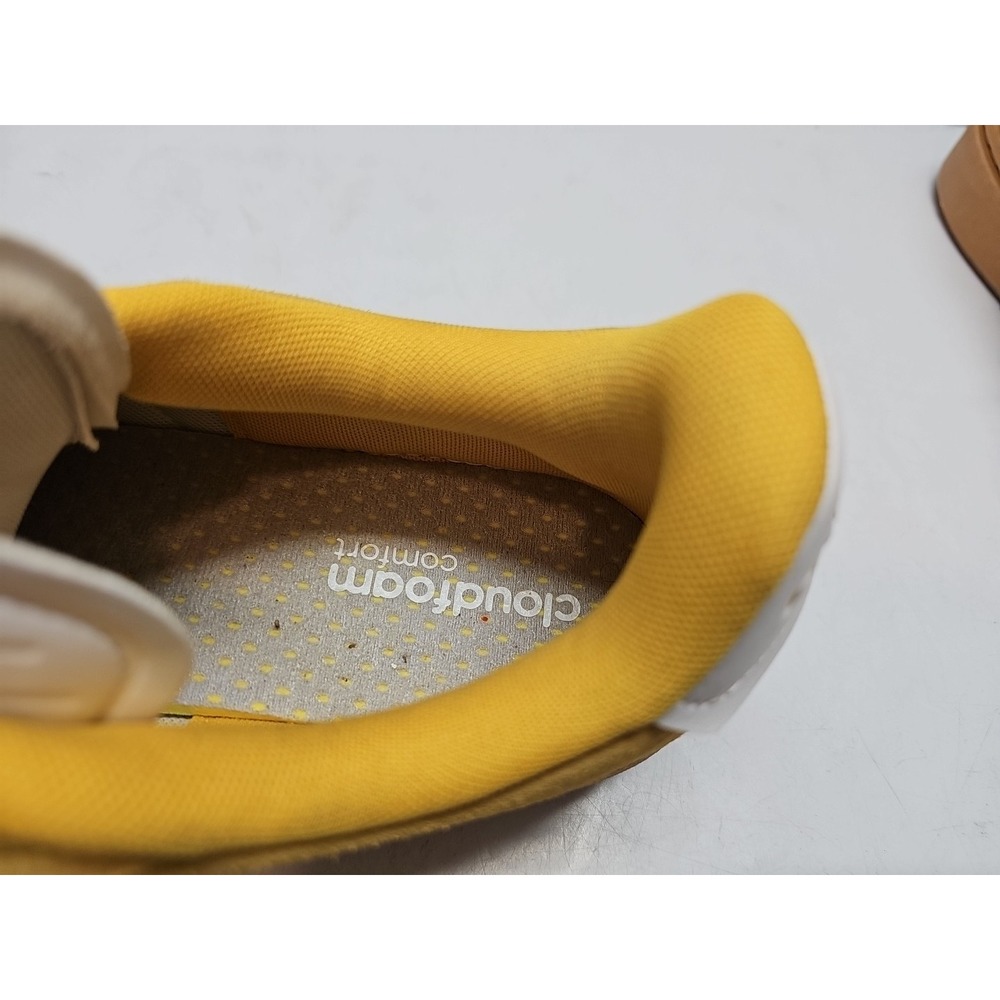Adidas Grand Court Alpha Yellow Suede Sneaker with Gum Sole Size 11 - Picture 7 of 14